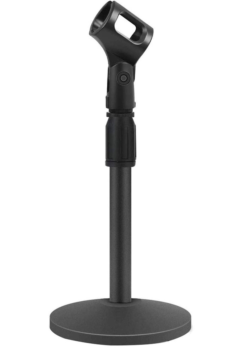 Hamosky Desktop Microphone Stand, Upgraded Adjustable Table Mic Stand with Non-Slip Metal Base for Blue Yeti Snowball Spark & Other Microphone - Image 1